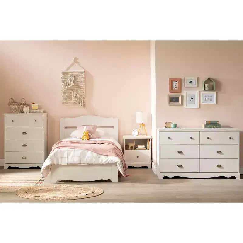Set Letto Bambini Finitura Decapata -