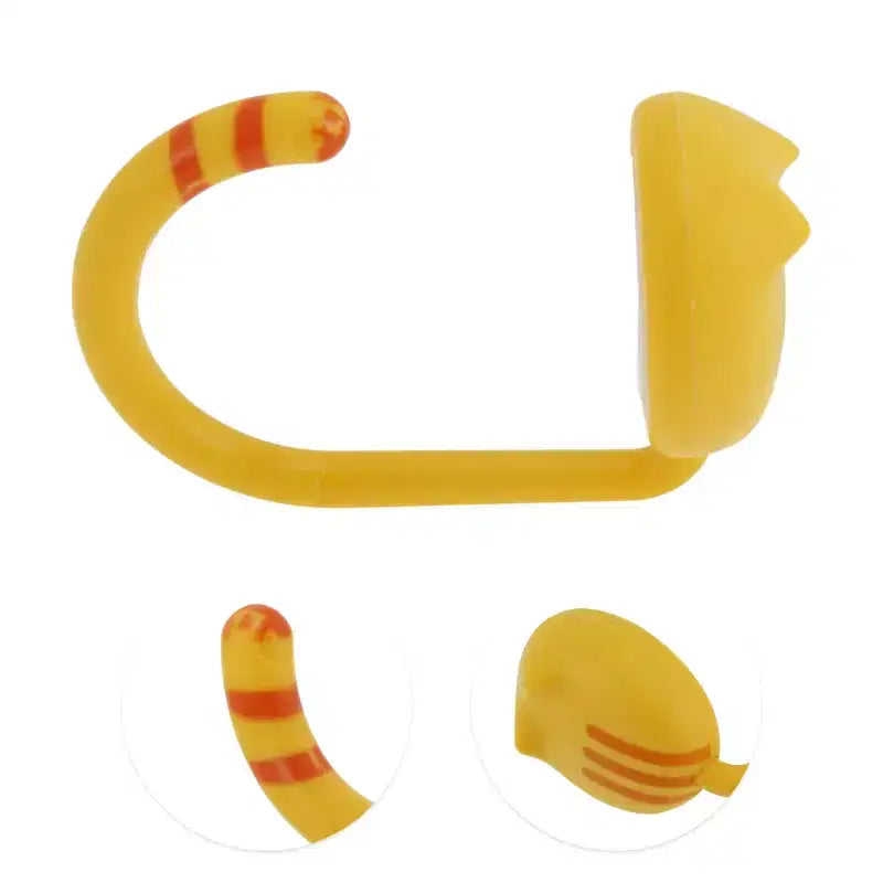 Unique Bargains Durevole Supporto Fascia per Capelli per Bordo Scrivania a Forma di Gatto Organizzatore 1 pz