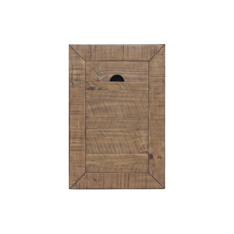 Tavolino da divano/poltrona Monterey in legno massiccio con prese di corrente nascoste