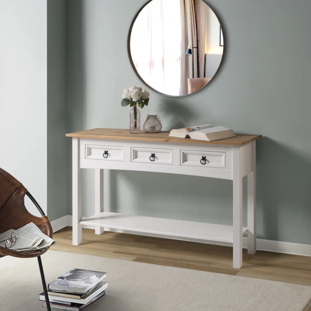 Consolle in Legno con 3 Cassetti Corona | Furniture Dash - N/A