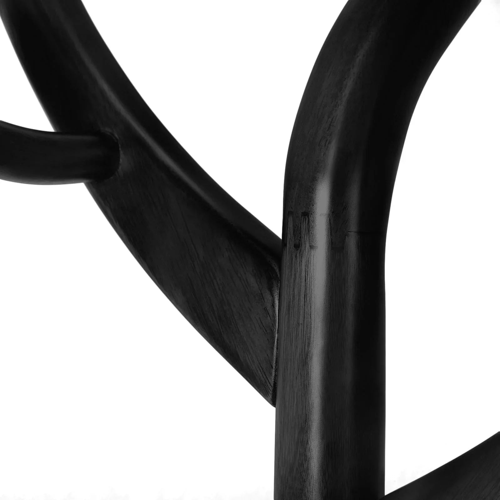 Appendiabiti da terra "ramo d'albero" in legno di gomma con 8 ganci - 24,5L x 70,87H