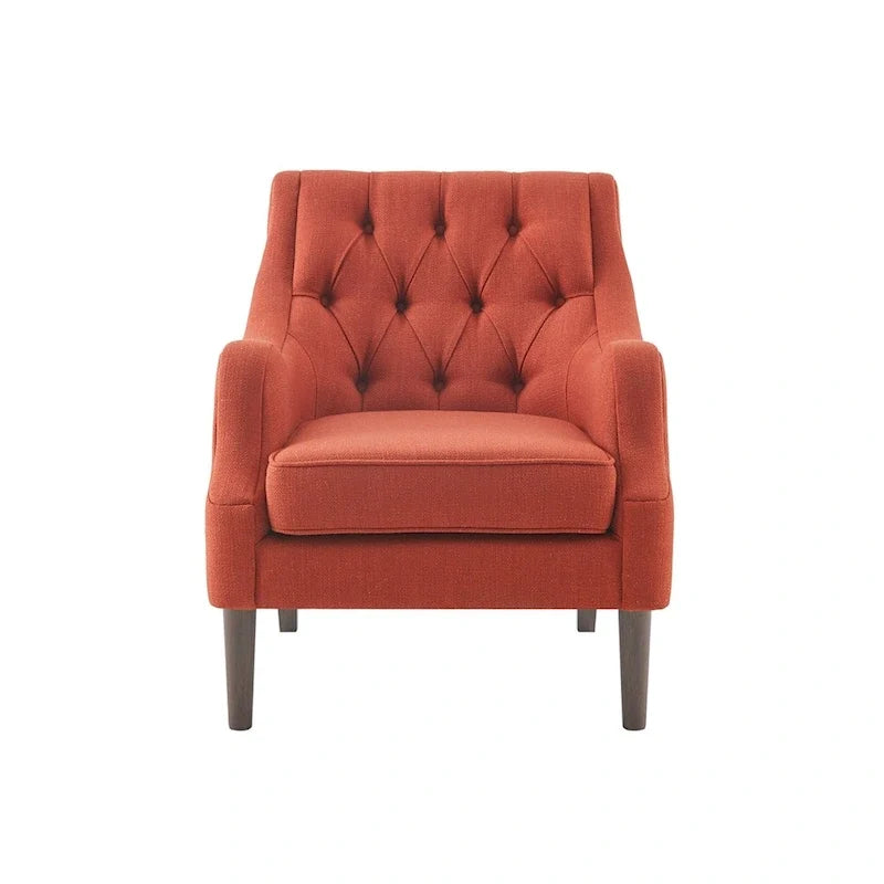 Fauteuil d'appoint capitonné moderne