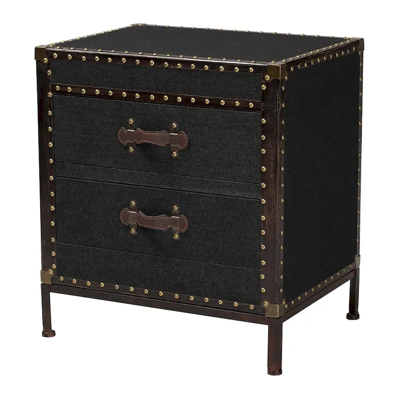 Baule Tavolino in Tela Laura Vintage