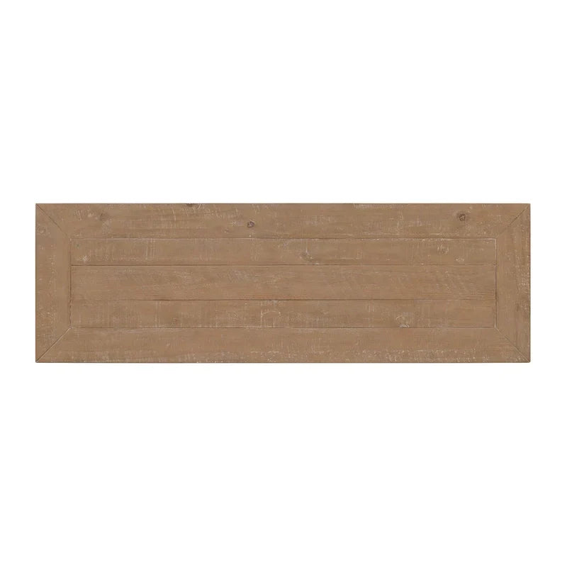 The Gray Barn Downington Consolle da Divano in Legno Massello a 2 Cassetti