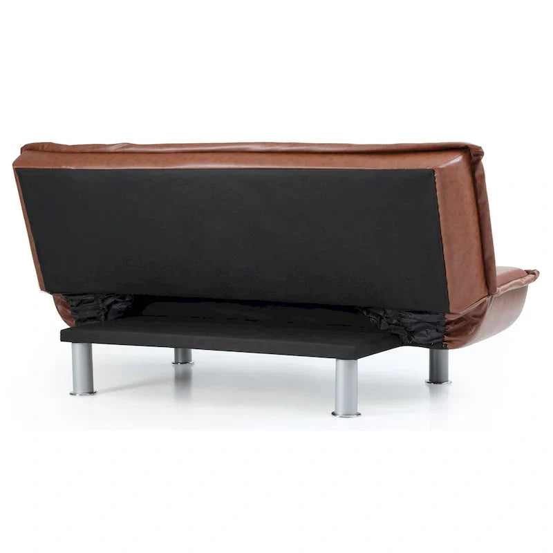 Divano Letto in Similpelle Lionel