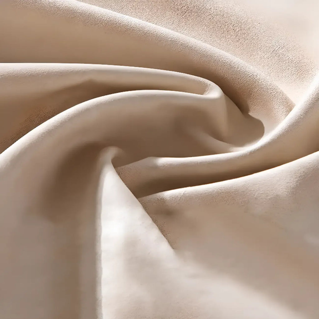 Sedia a dondolo scandinava imbottita con pouf opzionale