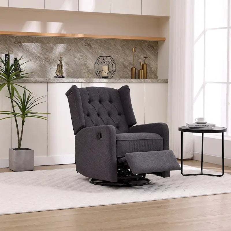 Sedia a sdraio regolabile multigear Sedia a dondolo completamente girevole a 360 gradi