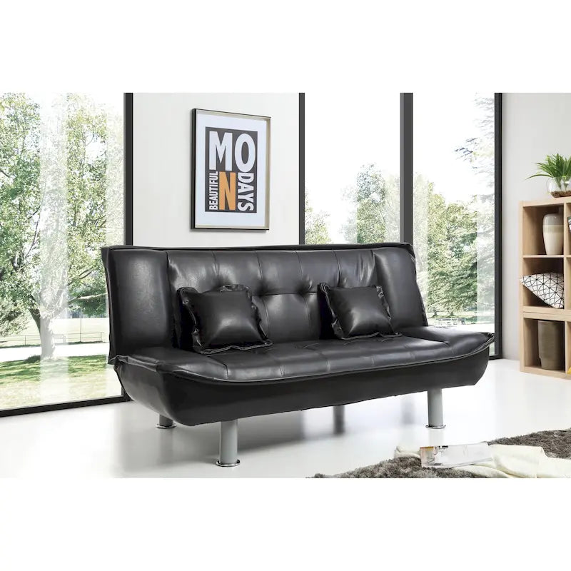 Divano Letto in Similpelle Lionel