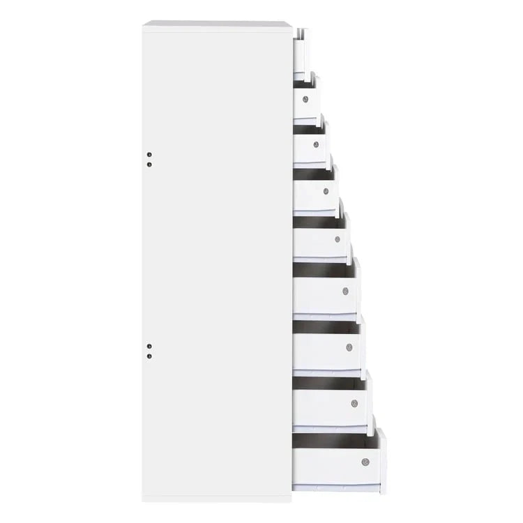 Schedari per ufficio Classificatori in legno Cassettiere orizzontali Classificatori in legno Contenitori su rotelle Contenitori mobili