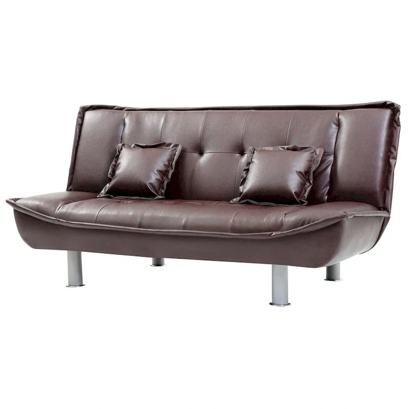 Divano Letto in Similpelle Lionel