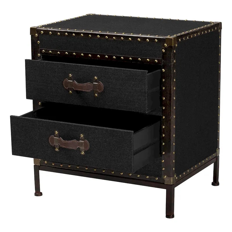 Baule Tavolino in Tela Laura Vintage