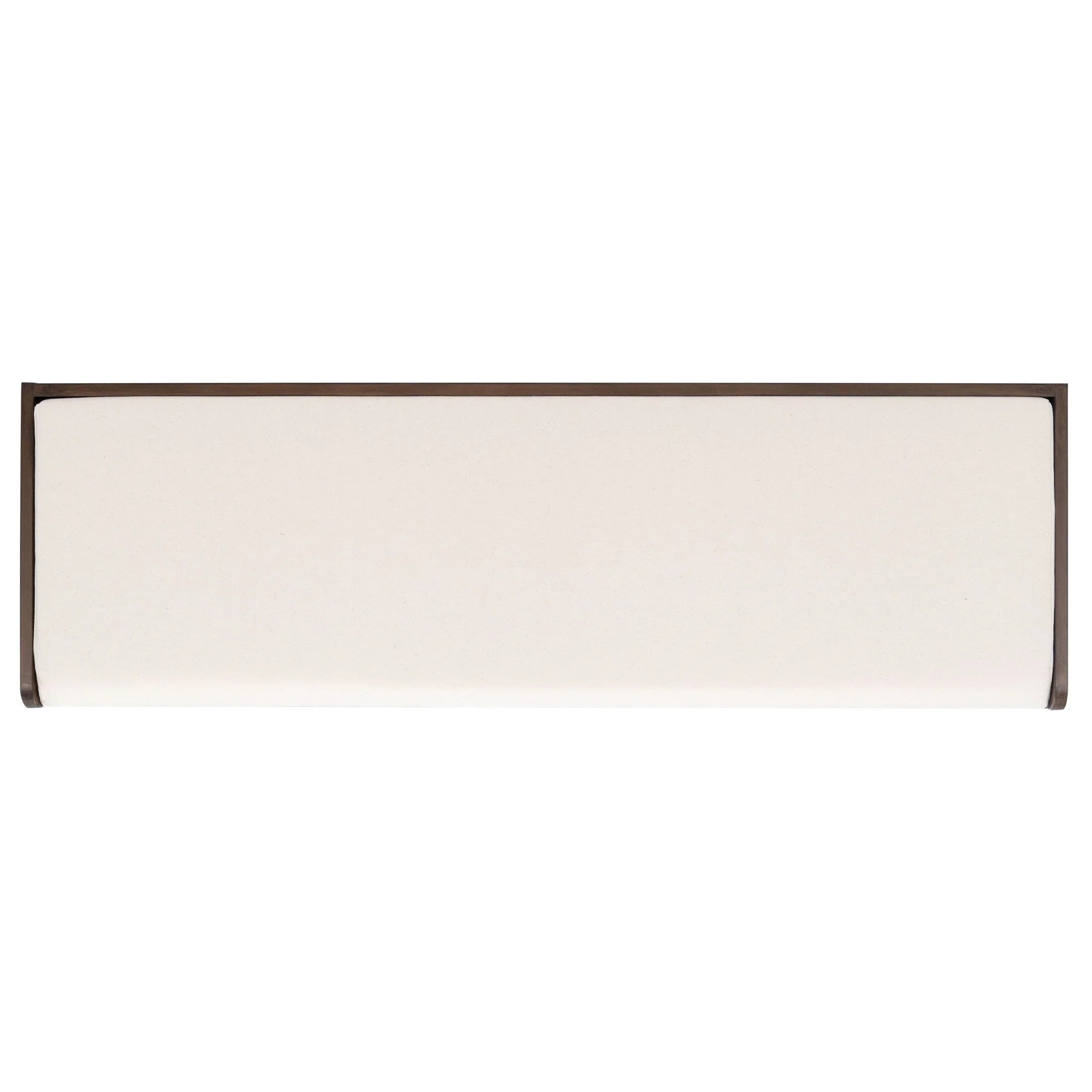 Banc de rangement SAFAVIEH Fiorello 3 tiroirs avec coussin - 47,3 L x 15 P x 19 H - 47Lx15Px19H